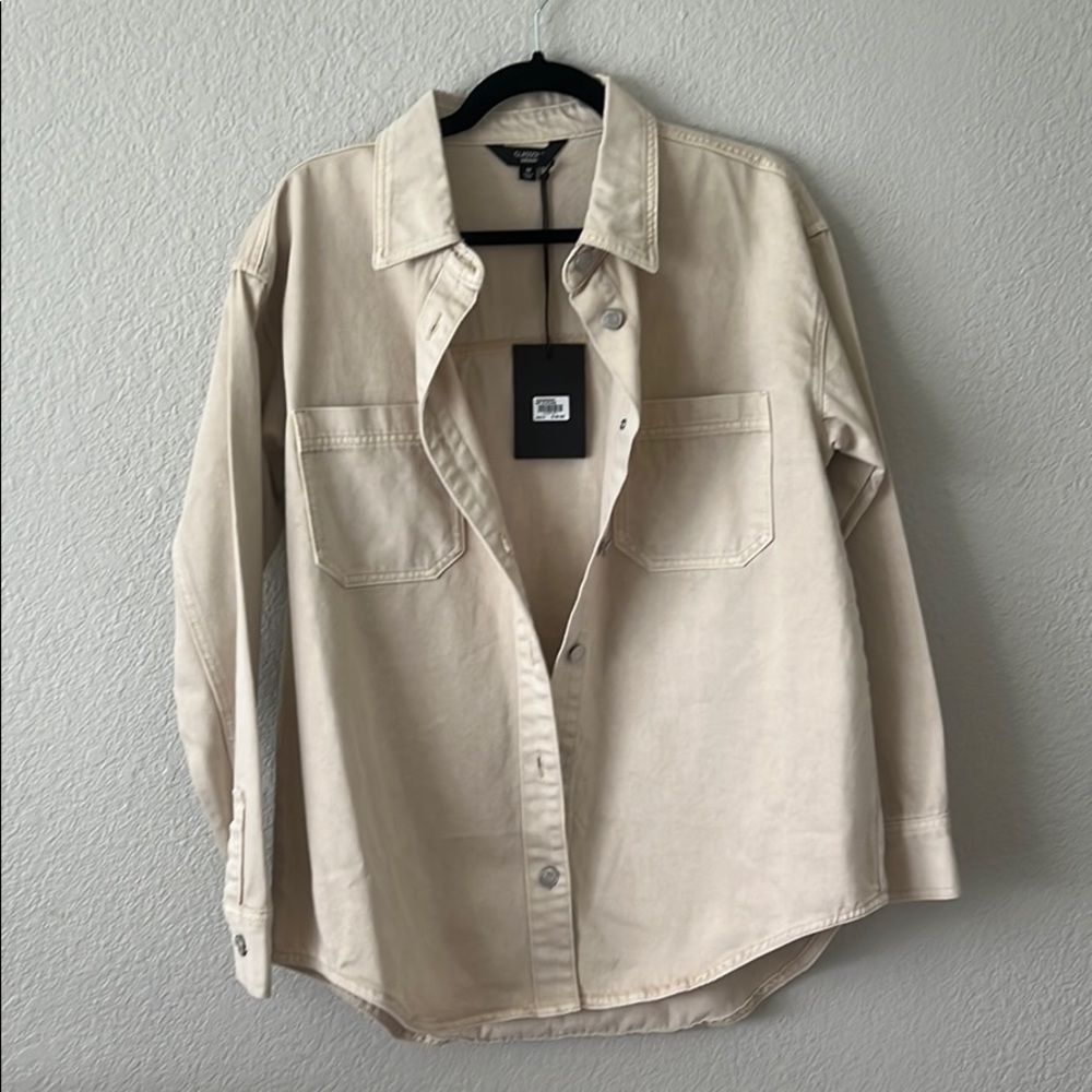 Tan jean jacket